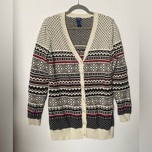 Izod - Patterned Sweater sz Med